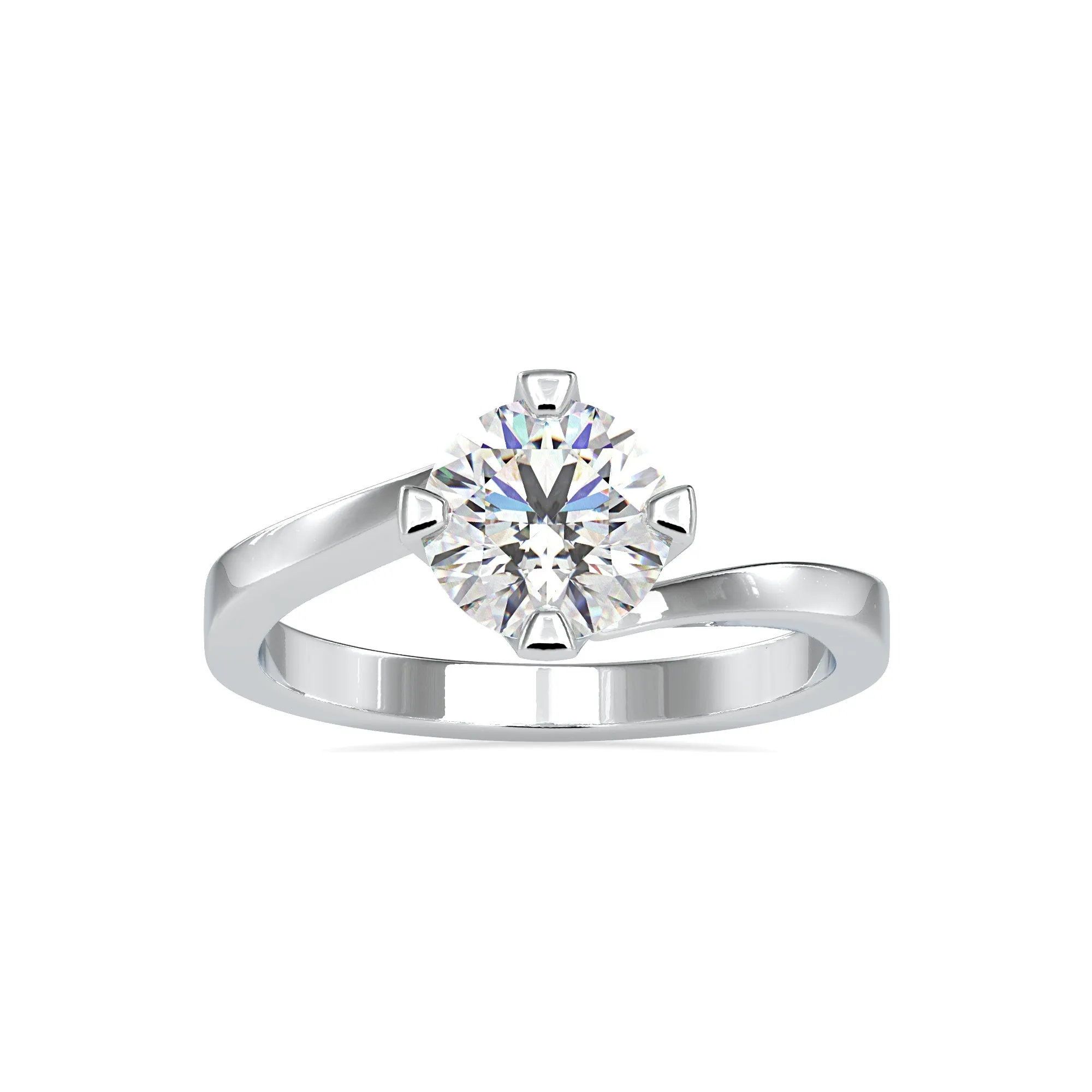 0.30cts. Solitaire Platinum Engagement Ring JL PT 0144-A