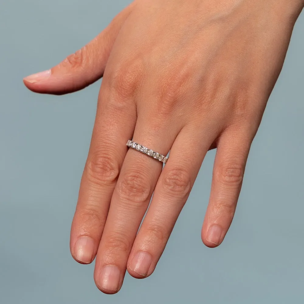 Diamond Eternity Band in 14K Gold, 3.00 mm wide