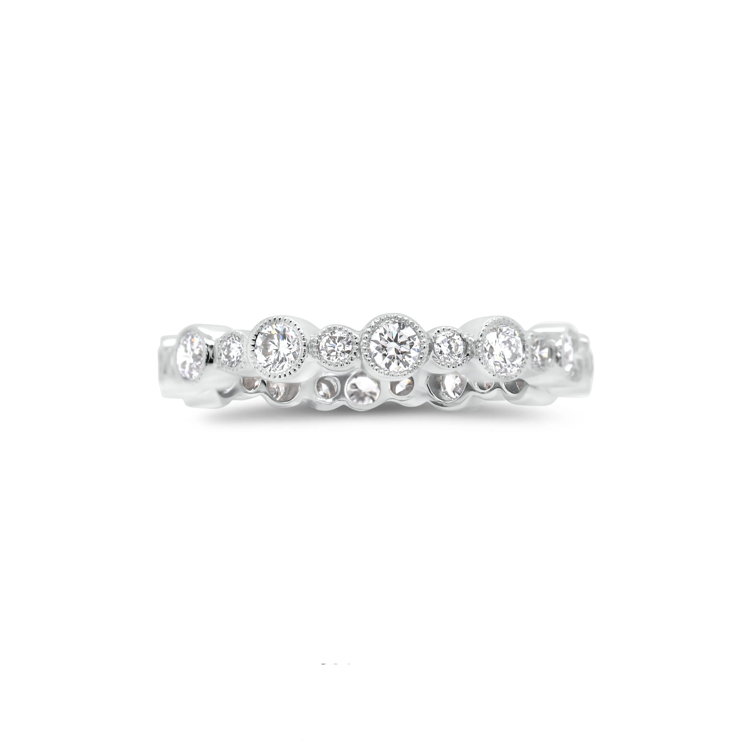 Diamond Eternity Band with Milgrain