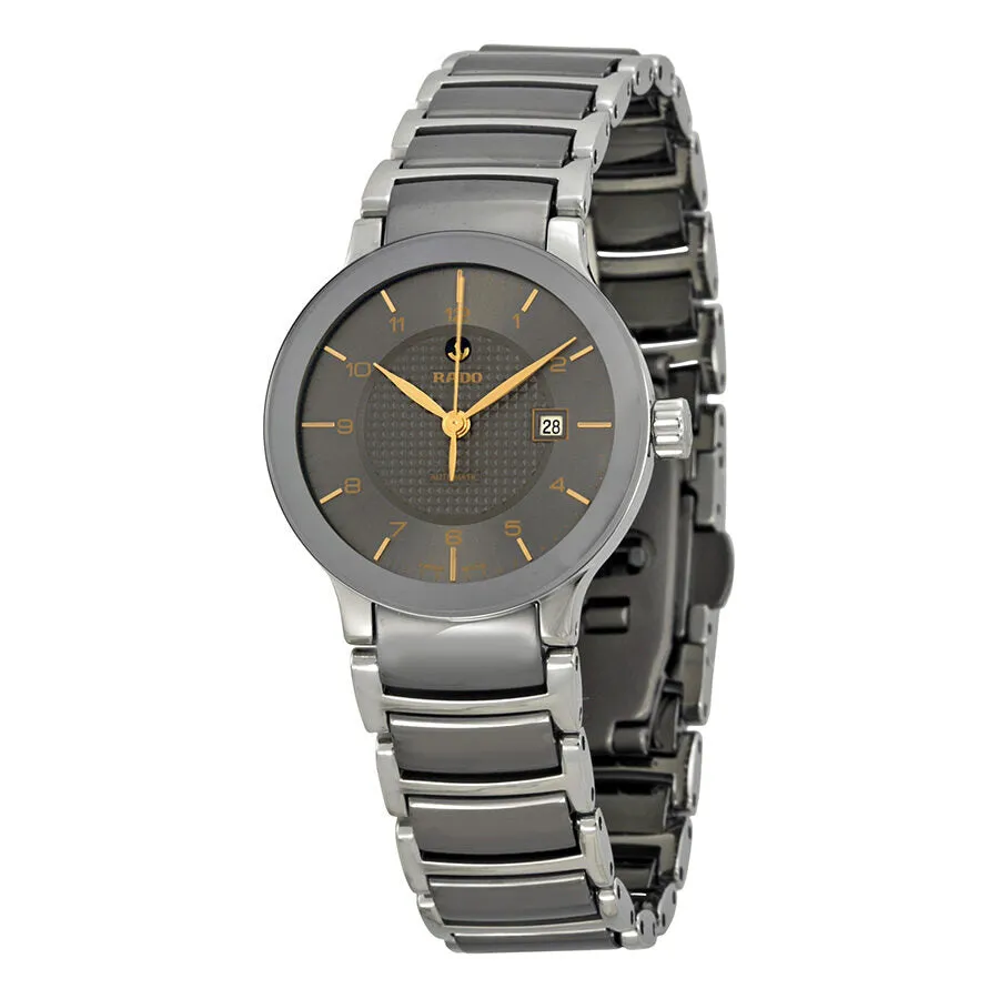 Rado Centrix Automatic Stainless Steel and Ceramic Ladies Watch R30940132