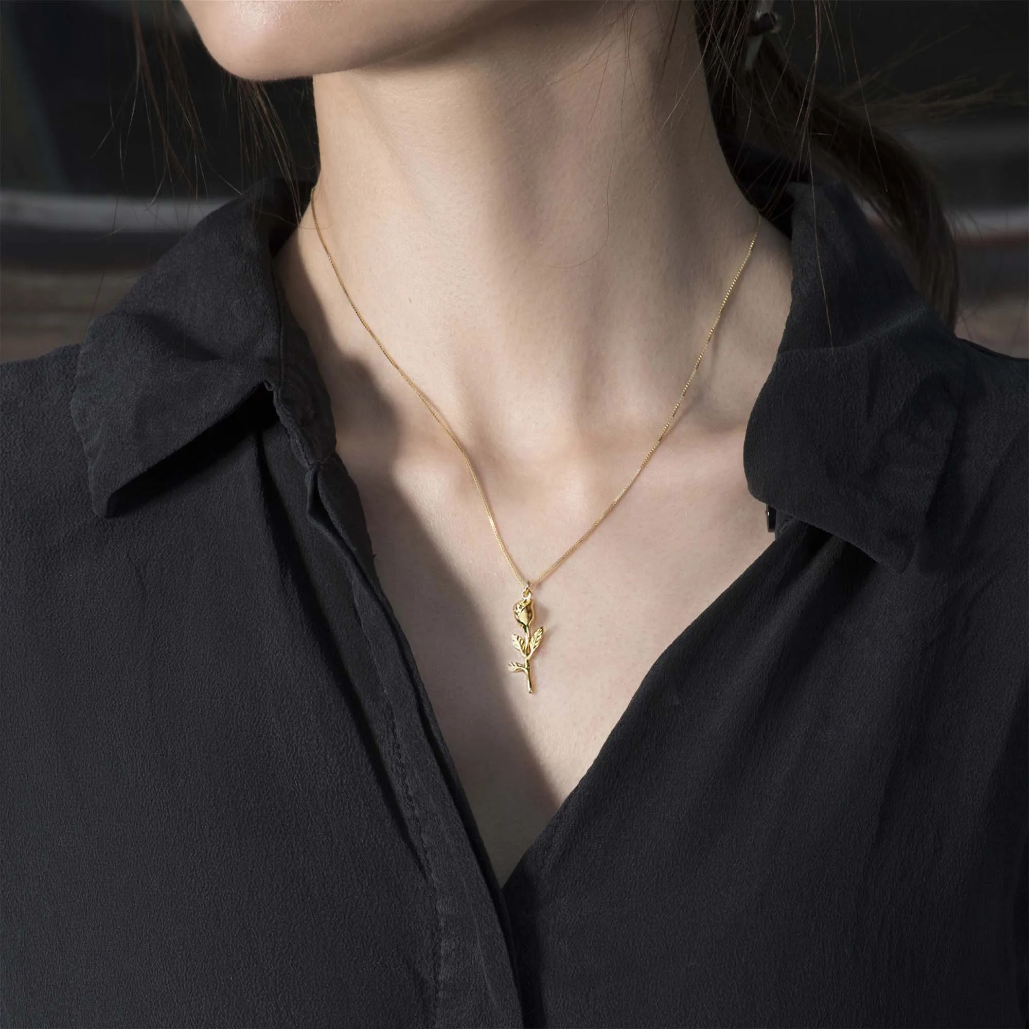 Rose Branch Necklace